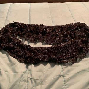 Black and silver scarf